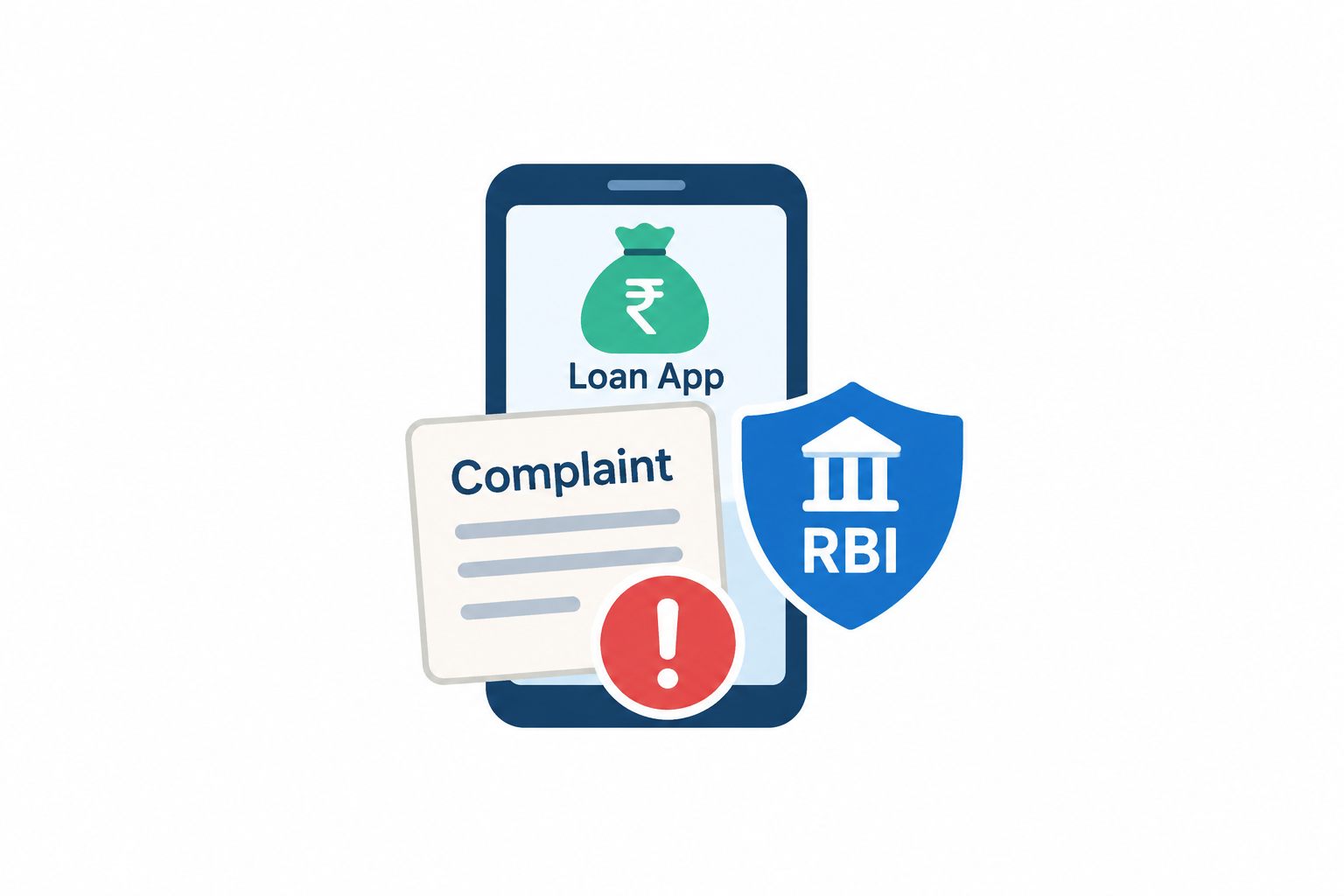 How to report a digital lending complaint in India through official RBI and cybercrime portals.